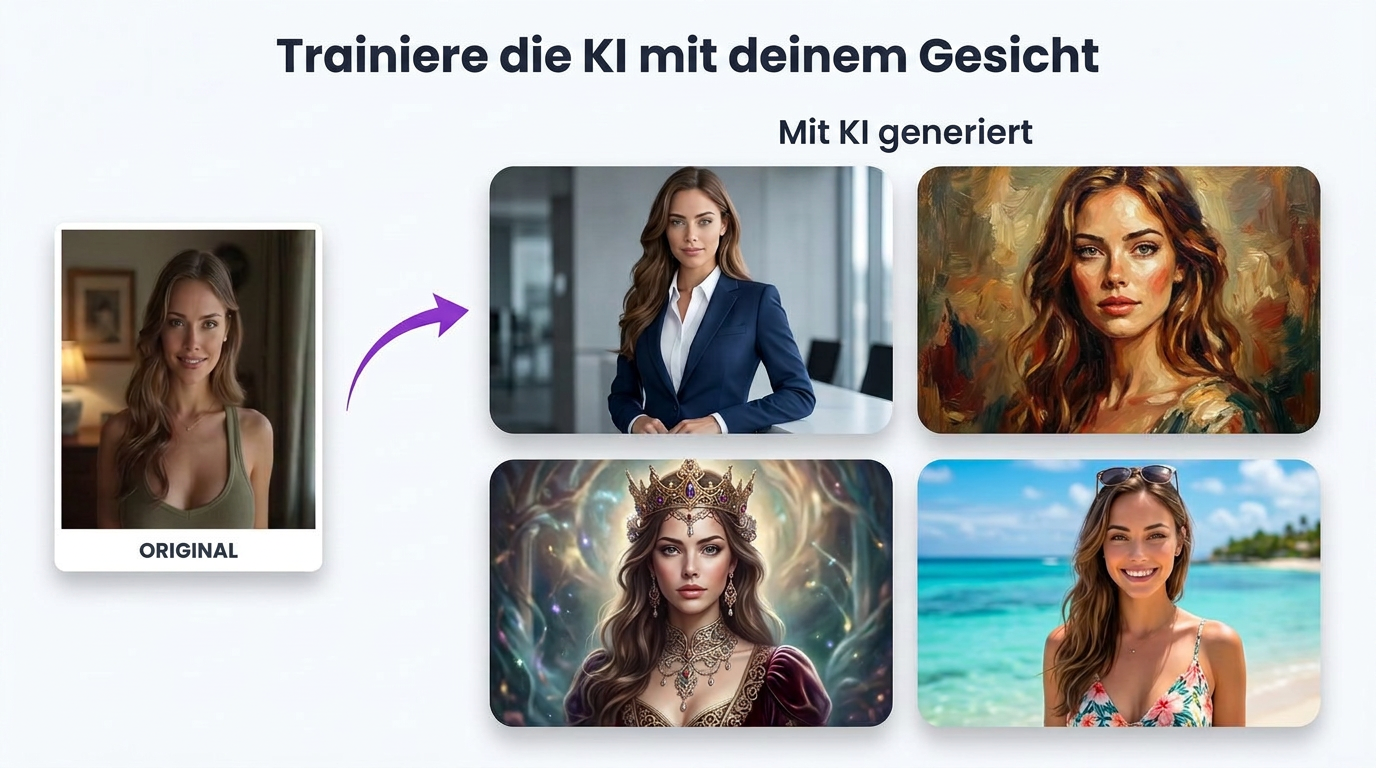 Präsentation der Funktionen von Unlimited AI Images