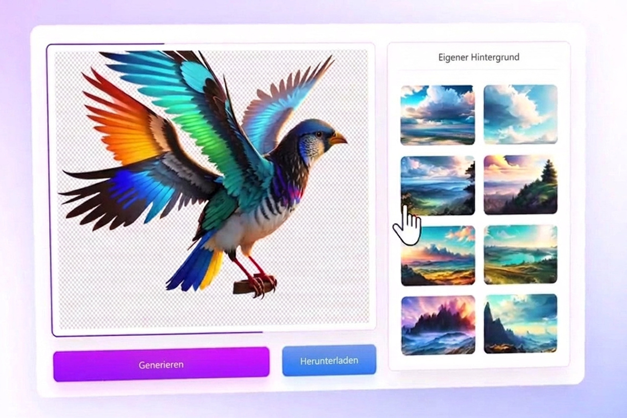 Präsentation der Funktionen von Unlimited AI Images